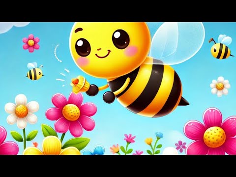 🐝Buzzing Bee Poem for kids @JugnuKidsvideos