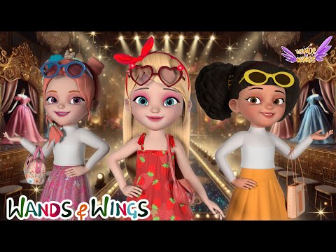 Princess Shopping Day | Vacation Dress Up Song | Princess Songs and Nursery Rhymes - Wands And Wings