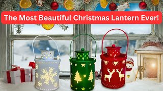 🎄 Christmas Lantern 🎅 - Perfect for the Holidays!