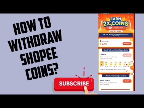 FULL VIDEO Paano mag withdraw shopee coins? #shopeecoins