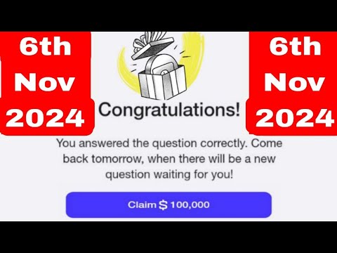 Today 6th November Time Farm Oracle Of Time Answer | Time Farm Daily Combo #timefarm #oracleoftime