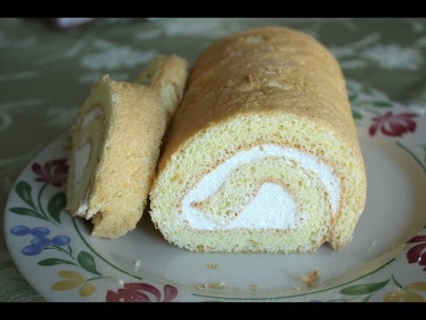 How to make a Roll Cake! ( Swiss Roll, Jelly Roll) | sweetco0kiepie