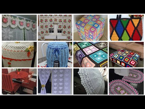 Ideas de patrones de crochet a mano muy atractivas y hermosas para decoraciones del hogar