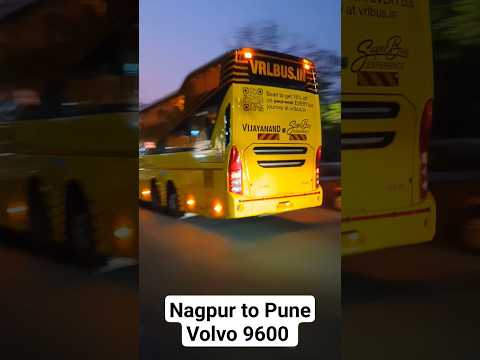 Vijayanand travels Nagpur to Pune Volvo 9600 #youtubeshorts #shorts #ytshorts #volvo9600 #volvobuses