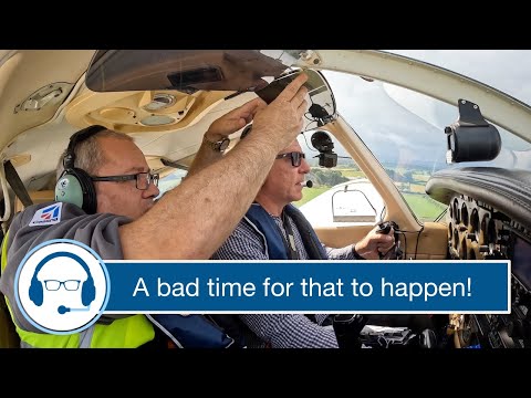 A bad time for that to happen - taking off from Weston, Ireland