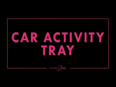 Car Activity Tray - Available to purchase on 9.1.23