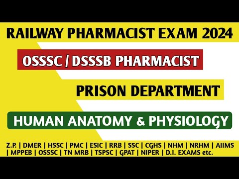 Pharmacist exam preparation | RAILWAY PHARMACIST EXAM 2024 | PRISON DEPARTMENT | OSSSC | DSSSB etc.