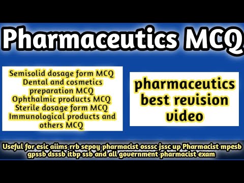 pharmaceuticsmcq#railwaypharmacistexam2024#ossscpharmacistexam2024#jssc#hssc#dsssb