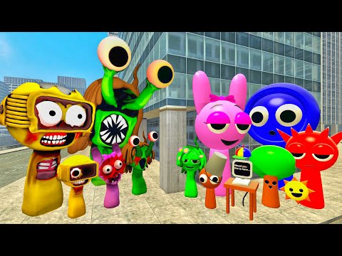 💥 I FOUND NEW HORROR EVOLUTION SPRUNKI SONG FAMILY GARNOLD VINERIA ! In Garry`s Mod [Incredibox]