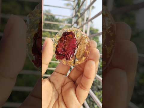 Special Rose Preservation in Mini Coaster🌹❤️ #yoursuchana #resinpreservation #viralvideo #miniature