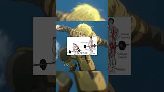 How to get Thorfinn’s physique #anime #physique #workout #vinlandsaga #thorfin #vinlandsaga2 #gym