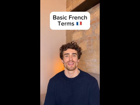 13 Basic French Terms