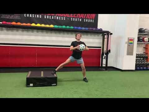 Soccer Lateral Lunge Foot Elevated