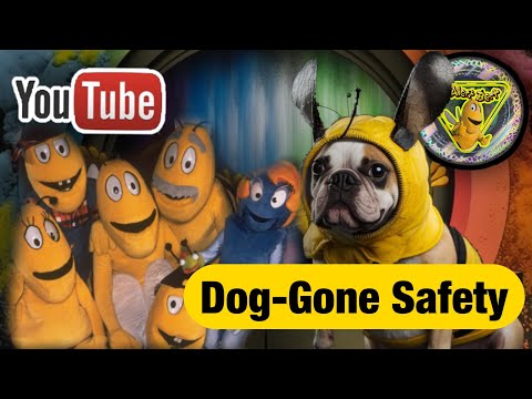 🐾🐶 A Doggone Day: Top Pet Safety Tips with | Be Alert Bert 🐝 , Safety Tips, safety bee