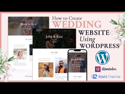 How to Easily Create a Wedding website Using WordPress and the Rishi Theme