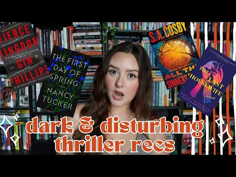 THE MOST DARK & DISTURBING BOOKS I'VE EVER READ | thriller book recommendations 2024