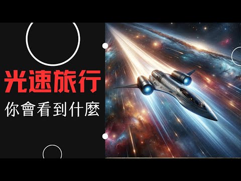 99.9999%的科学光速旅行，你会看到什么