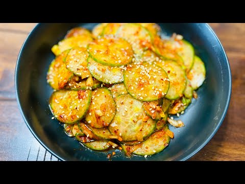 Cucumber is having it’s moments!! And this is sooo good!! Korean Cucumber Salad