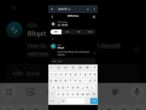 Goats Airdrop | How To Withdraw Your $GOATS To Bitget | How To Stake Your Remaining Allocation