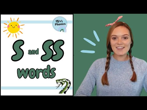 Learn to Blend 's' and 'ss' Words with Miss Phonics | Reading Practice for Kids | British Teacher