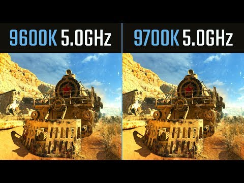 i5 9600K 5.0 GHz vs. i7 9700K 5.0 GHz (8 Games)