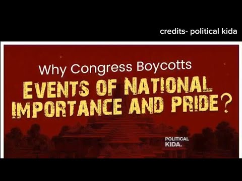 why congress boycott | reality of congress party | rahul gandhi | #soniagandhi #rammandir #ayodhya