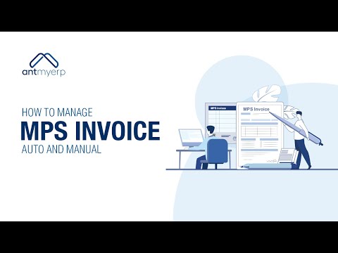 Manage MPS Invoice: Auto & Manual | AntMyERP's Finance Module- Hindi