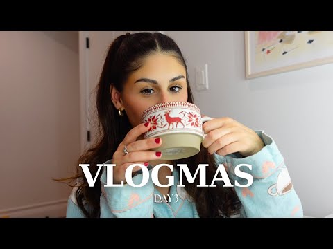 hot cocoa and pjs ♡ answering questions *VLOGMAS DAY 3* 🧸