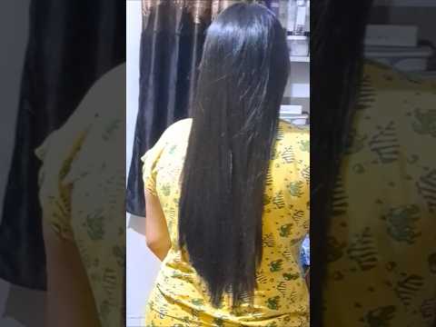 🔥Hair Straightening At Home #shorts #haircare #hairgrowth #hairfall #asmr #viral #short #1m #hair