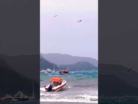 Storm in Marmaris! - Turkey Marmaris 🇹🇷 #travel #top #sea #family #holiday #beach