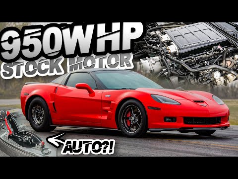 950WHP ZR1 on STOCK MOTOR WINS 20K Grudge Race! (Automatic ZR1?!)