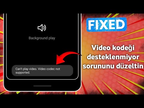 Video oynatılamıyor hatası nasıl düzeltilir.Video kodeği desteklenmiyor (2025)