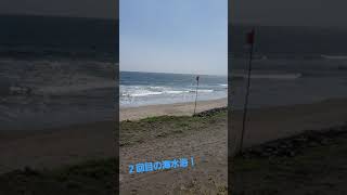 今年の夏は2回海水浴に入れた！　【千葉県一宮海水浴場】