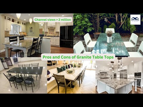 Pros and Cons of Granite Table Tops | Is granite good for table tops?