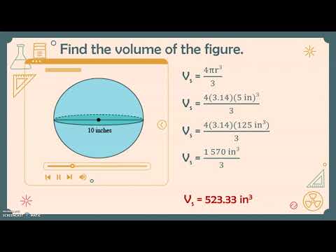 Grade 6 Math: Volume of a Sphere