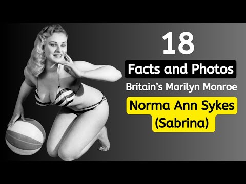 18 Fascinating Facts and Rare Photos of Britain’s Marilyn Monroe, Norma Ann Sykes (Sabrina)