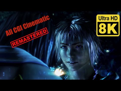 Final Fantasy X All CGI Cinematic 8K (Remastered with Neural Network AI)