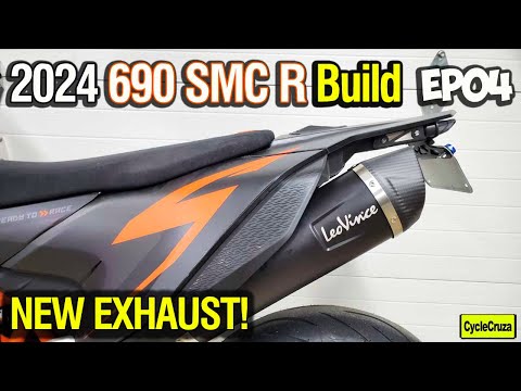 2024 KTM 690 SMC R Build EP04 | LeoVince Nero Exhaust 🔥