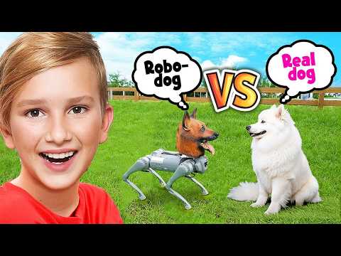 REAL Dog vs ROBO Dog!!!