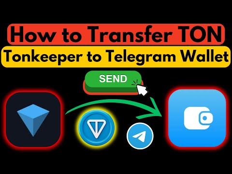 How to Transfer Toncoin From Tonkeeper to Telegram Wallet | Send Ton Tonkeeper to Telegram Wallet