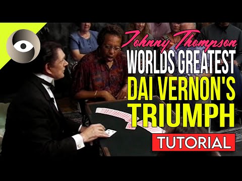 How to do Dai Vernon's Triumph | Saturday Sorcery Johnny Thompson tutorial