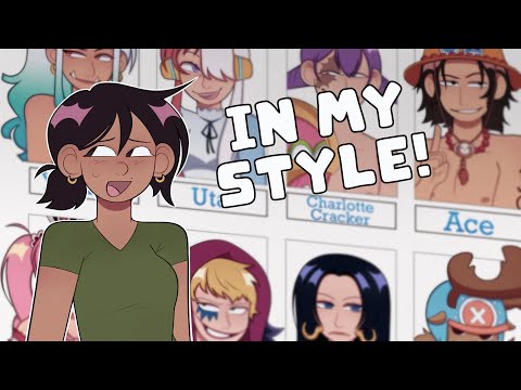 Drawing your One Piece character suggestions in my style!!