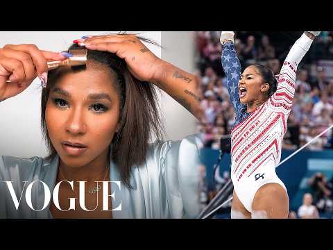 Gold Medalist Jordan Chiles's Olympic-Ready Makeup Routine | Beauty Secrets | Vogue