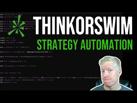 How to Create an Automated Trading Strategy in ThinkorSwim