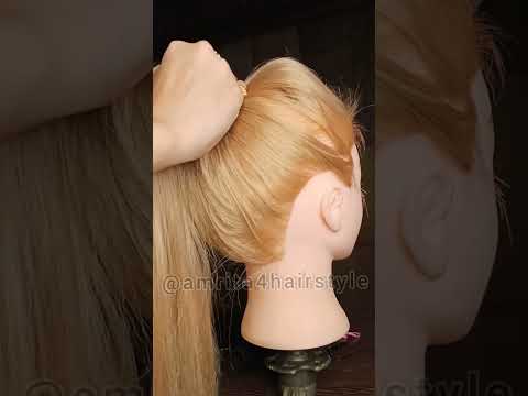 Easy 2 hairstyle ideas for girl #hairstyles #shortvideo #hairstyletutorial