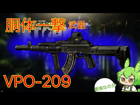 【タルコフ】最強ワンパン武器を握るずんだもん実況/VPO-209 ＆ .366 TKM AP-M