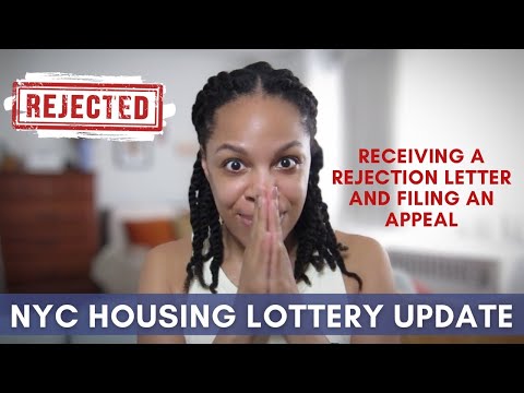 NYC Housing Lottery REJECTION | Rejection Letter and Appeal, heres what I did #storytime