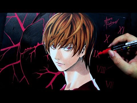 Speed Drawing - Kira [DEATH NOTE]