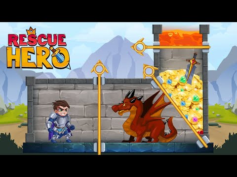 Rescue Hero: Pull the Pin Game Online - GamePlay Walkthrough