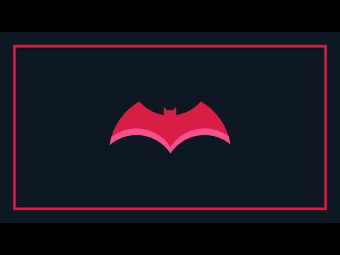 Bat Logo design Illustrator cc - Speedart Tutorial